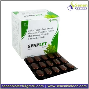 SENPLET Dengue Tablets – Carica Papaya Leaf Extract PCD Pharma Franchise