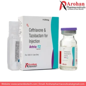 Ceftriaxone and Tazobactam 1.125 gm Injection for PCD Pharma Franchise