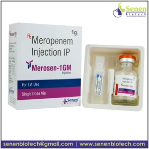 Meropenem 1 gm Injection for PCD Pharma Franchise