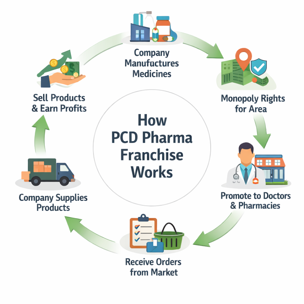 How PCD Pharma Franchise Works