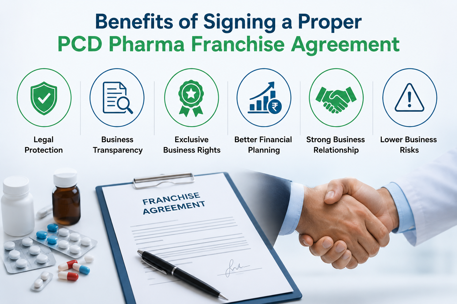 Benefits of Signing a Proper PCD Pharma Franchise Agreement in India