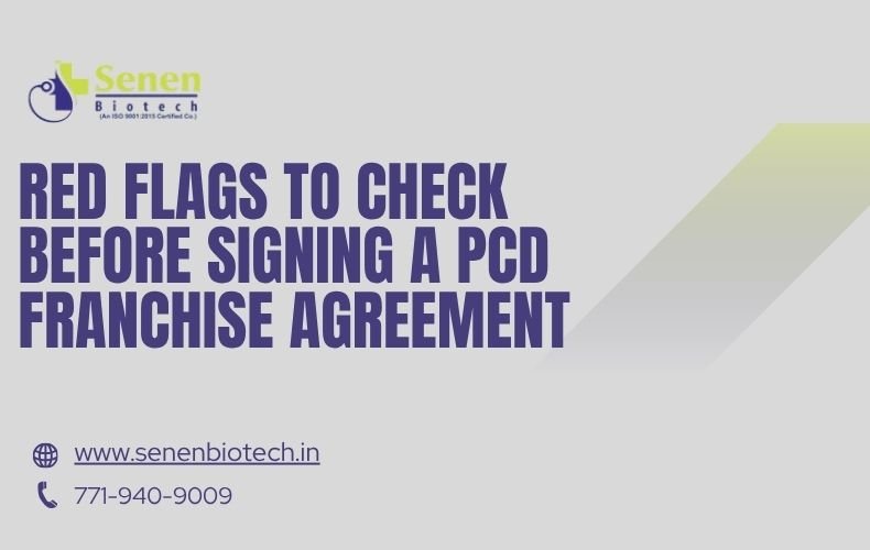 Red Flags to Check Before Signing a PCD Franchise Agreement